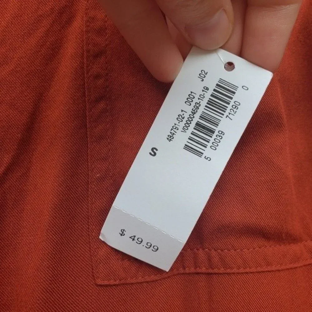 NWT Old Navy Tierra Red Long Sleeve Jumpsuit